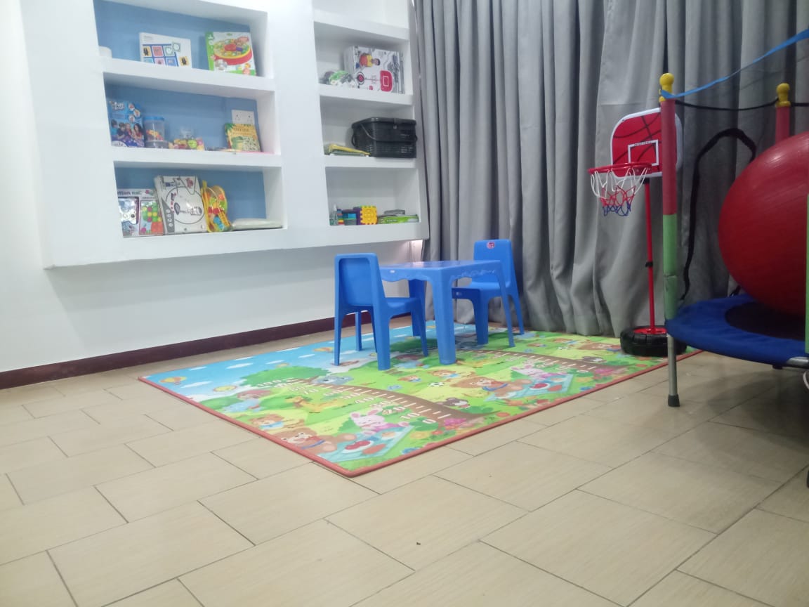 Child occupational therapy session